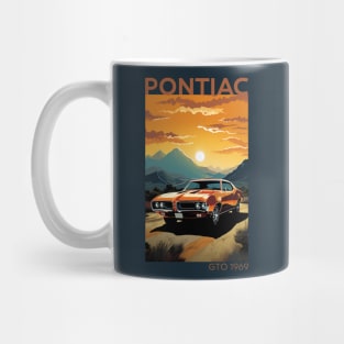 Timeless Thrills: The 1969 Pontiac GTO Tribute Design Mug